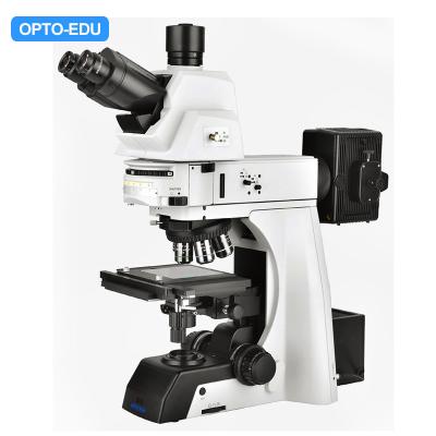 China Trinocular Manual Transmit Reflect Optical Metallurgical Microscope for sale