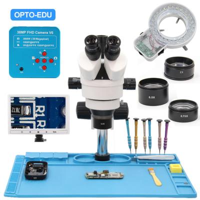 China A23.1503 Zoom Stereo Microscope 0.7-4.5x Mobile Phone Repair Can Up To 3.5x-180x for sale