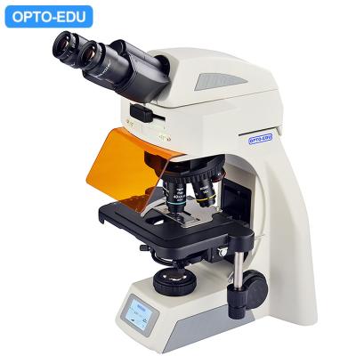 中国 OPTO EDU A16.1062の無限双眼Trinocularは蛍光顕微鏡BGを導いた 販売のため