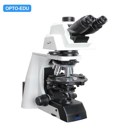 China OPTO-EDU A15.1091-T plm polarized light microscopy Manual Transmit 12V 100W Halogen Semi APO ECO for sale