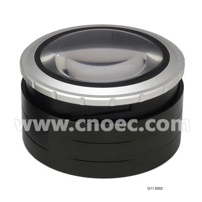 中国 小型拡大鏡の LED 5X G11.5002 が付いている手持ち型の顕微鏡のズームレンズの拡大鏡 販売のため