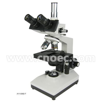 China Microscópio biológico da lâmpada do halogênio binocular/microscópios A11.0302 de Trinocular à venda