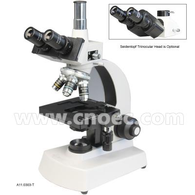 China Sliding / Seidentopf Binocular Biological Microscope  with 6V 20W Halogen Lamp A11.0303 for sale