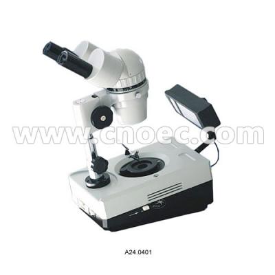 中国 10x - 80x 双眼宝石類の顕微鏡のズーム比 1/4 A24.0401 販売のため