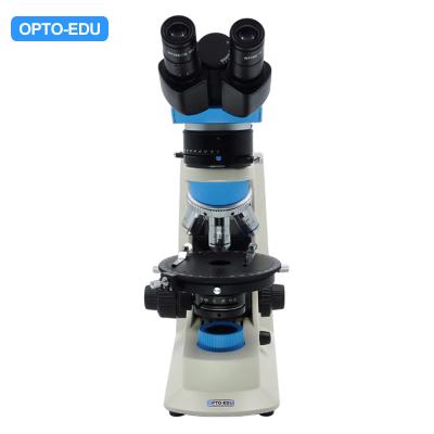 China O microscópio de polarização de OPTO-EDU A15.2603-A, transmite a luz. Binocular à venda