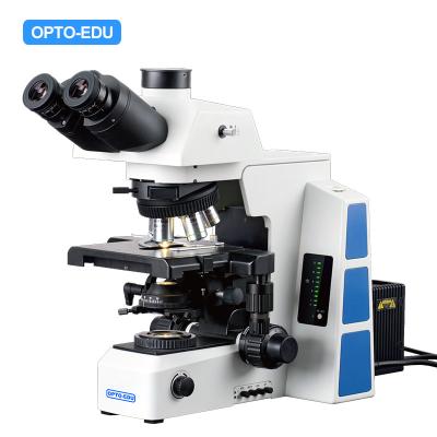China Mejora científica BF+DF+PL+PH+FL+DIC del Semi-APO del microscopio del laboratorio de la investigación de OPTO-EDU A12.0910 en venta