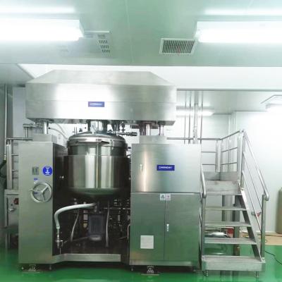 China Explosion proof vacuum emulsifier mixing machine for cosmetic for sale