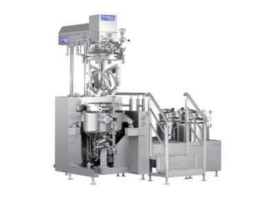 China 10000L Cosmetic Emulsifier Mixer With Circulation Homogenizer 3phases 200V for sale