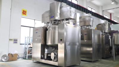 China 700L vacuümhomogenisatortandpasta die Machine voor Aloëtandpasta maken Te koop