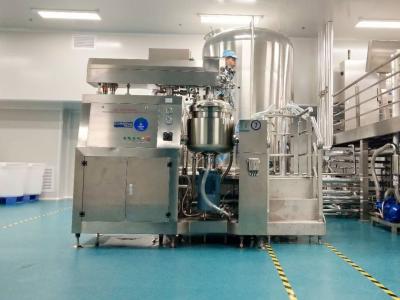 China Vakuumflüssigseife-Mischer-Maschine 500 L Gel, das Maschine mit Homogenisierer herstellt zu verkaufen