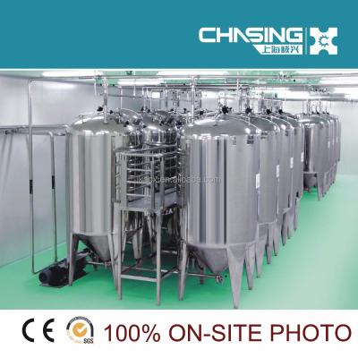 China 300L 20000L Chemical Storage Tank 0.5 MPa Vertical Stainless Steel Oil Storage Tank zu verkaufen