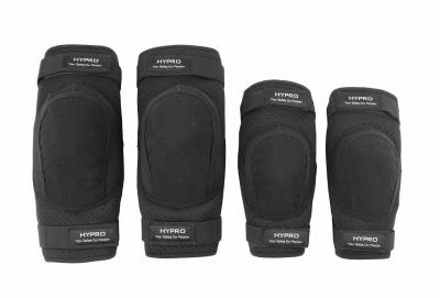 China Soft Pads Skiing Knee Pad and Elbow Pad Four Pack Pad Set Black for sale