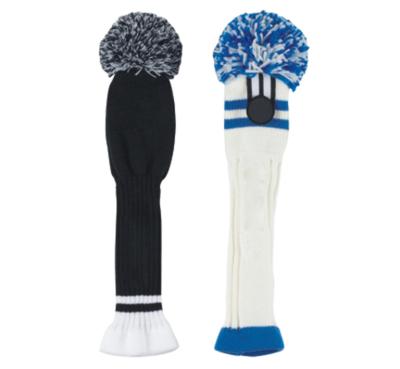 China Knitting Golf Knit Headcover For Golf Driver Fairway Wood Head Cover for sale