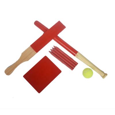 China Kids Plaing Outdoor Cricket Baseball Bat Garden Game Baseball Set For Kids for sale