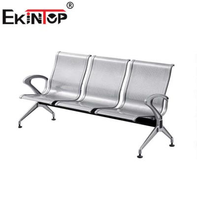 China Material de aço inoxidável de espera comercial de Seater da cadeira 3 para o ODM das salas de estar à venda