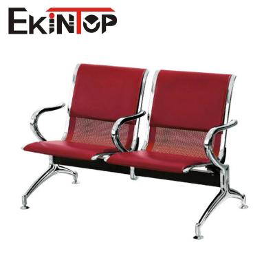 China Steel Frame 2 Seater Waiting Chair Durable Comfortable For Lounge Waiting Room for sale