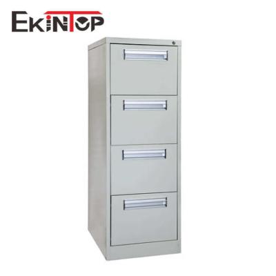 China Cold Rolled Steel 4 Drawer Office Cabinet , Metal Filing Cupboard Odorless OEM for sale