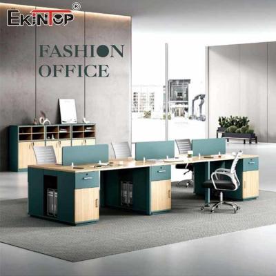 China Modern Office Workstation 2 4 6 Seater Multifunctional With Storage for sale