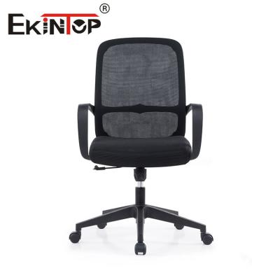 China Durable Ergonomic Office Chair Comfortable With Fixed Armrest for sale