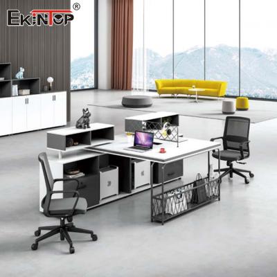 China Multi Seater Workstation Cubicle Desk , Staff Work Modular Office Work Station for sale
