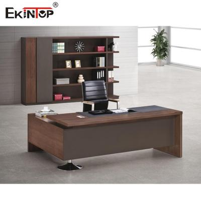 Chine Tableau exécutif d'ordinateur de bureau de bureau en bois d'Ekintop pour des meubles de bureau à vendre