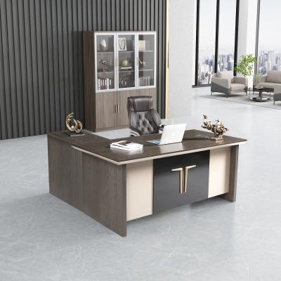 China Mesa de gabinete executivo luxuosa com mobília 160cm×80cm×76cm de madeira das gavetas à venda