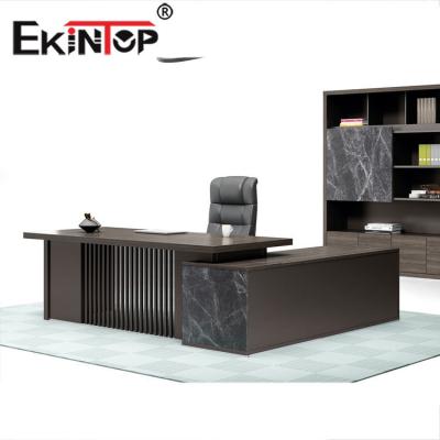 China Multifunction Modern Executive Table , Office Desk Officeworks Eco Friendly Material for sale