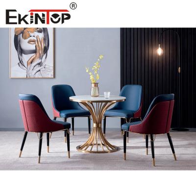 China Modern Small Round Table Set , Adjustable Office Meeting Table OEM ODM for sale
