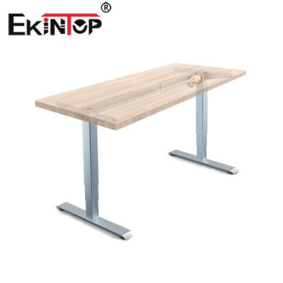 China Officeworks Ergonomic Desk Adjustable Sit Stand Desk 50db Noisy for sale
