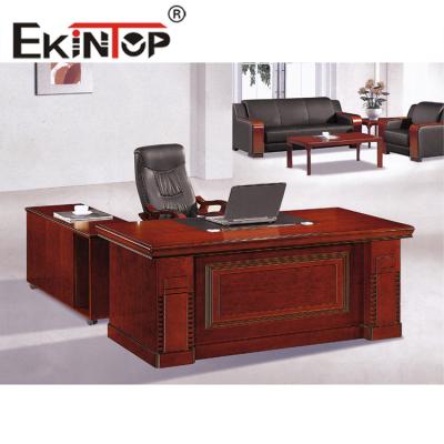 China Office Furniture Chinese Style Boss Desk Big Desk Manager Supervisor Desk en venta