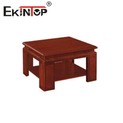 China Chinese Paint Small Square Table Simple Wooden Tea Table Balcony Square Tea Table zu verkaufen