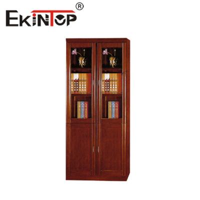 China Chinese Floor To Ceiling File Cabinet Book Storage Cabinet With Glass Door for sale
