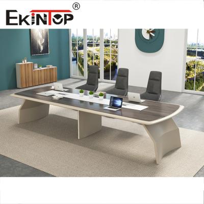 中国 Custom Wood Commercial Office Furniture Conference Table Meeting Table 販売のため
