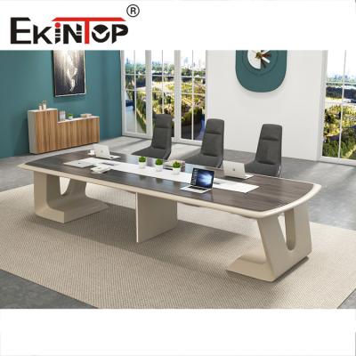 China Modern MDF Woden Office Desk Conference Table MT-54-1 Meeting 2.4m for sale