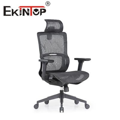 China Silla ergonómica Malla Seat, Malla Mid Back Office Chair rotatorio del negro de Ekintop en venta