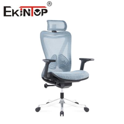 China Comfortable High Back Revolving Mesh Chair Ergonomic Executive Office Chair with Armrest for sale