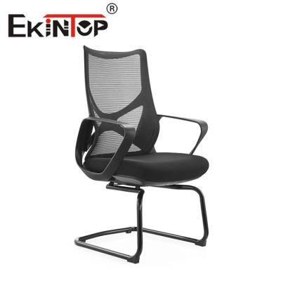 China Ekintop Zwarte Ergonomische Stoel Mesh Seat, het Draaien Mesh Mid Back Office Chair Te koop