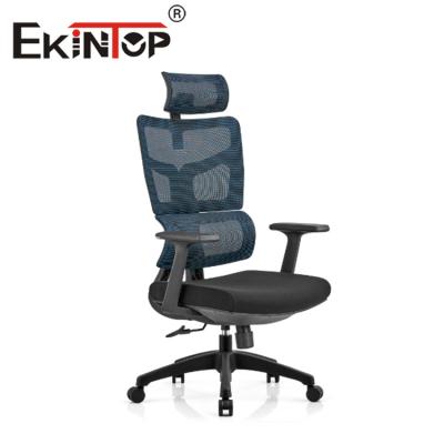 Китай Место сетки стула черноты Ekintop эргономическое, вращаясь стул вспомогательного офиса сетки средний продается