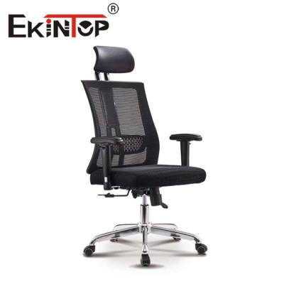 China Cadeira giratória de malha para computador de alta qualidade, cadeira de escrivaninha executiva ergonômica de luxo para escritório comercial à venda