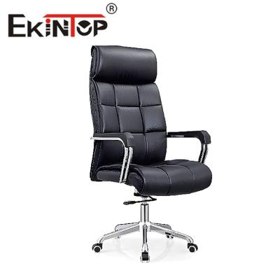 China Customizable Massage Office Chair Linkage Armrest PU Leather Chair for sale