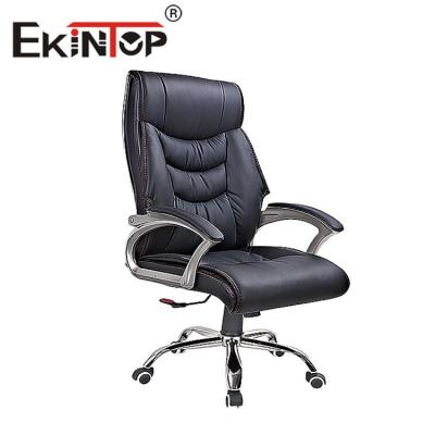 China Design Office Furniture Leather Chair Executive Swivel PU Office Chair en venta