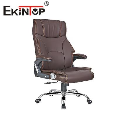 Chine Swivel Office Furniture Black Pu Leather Office Chair Executive Chair à vendre