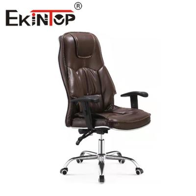 China luxury task modern PU leather chair high back swivel office chair for sale
