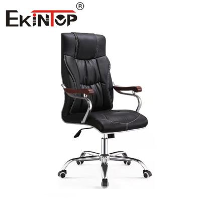 China Modern Leather Chair Swivel Chair High Back Executive Office Chair en venta