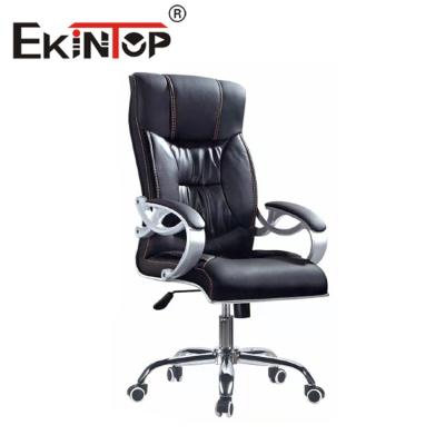 China Luxury Boss Chair Recliner Leather Chair Luxury Ergonomic Pu Leather à venda