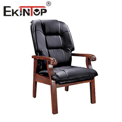 China Silla de oficina ajustable masajeable Liftble Silla de cuero Boss Chair en venta