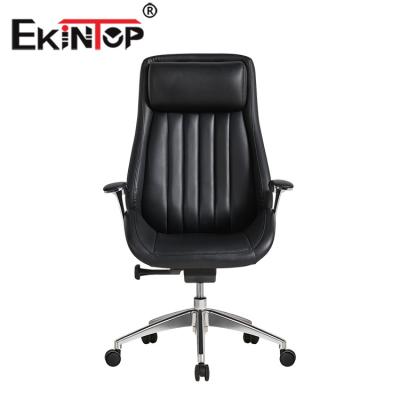 Chine Multifunctional Human Leather Chair Mechanics PU Office Chair à vendre
