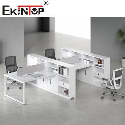 China 2-8 Person Office Partition Workstation System Furniture Rectangular Shape for sale