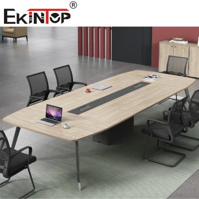 China Modern Conference Long Table 10 People Meeting Desk 5 Year Warranty for sale