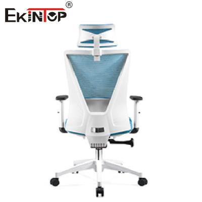 China Functional Swivel Office Chair White Computer Chair Furniture for sale